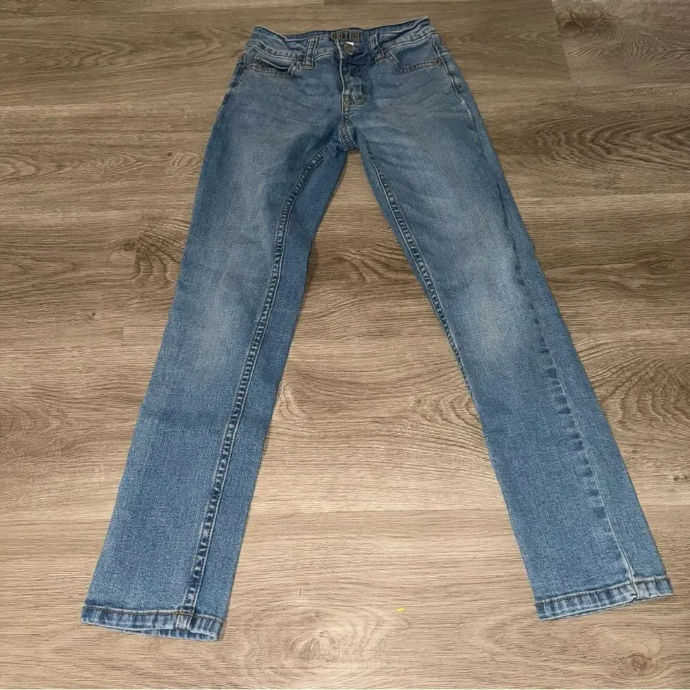 Justice Light Blue Straight Leg Jeans